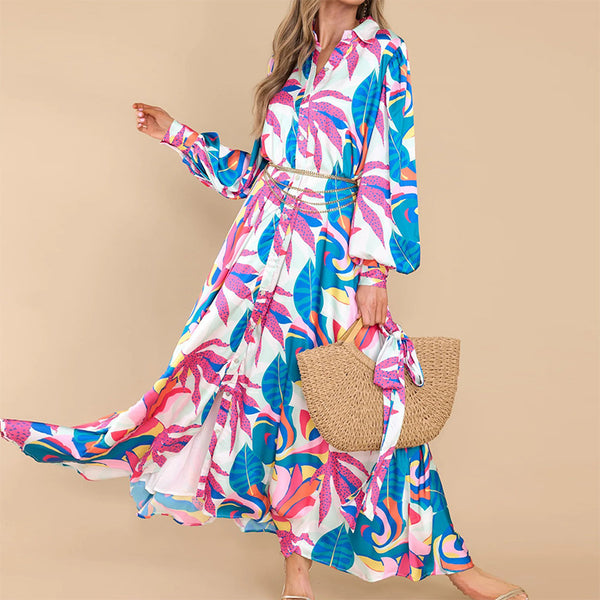 Women’s Luxury Knit Sweater Maxi Dress – Elegant Modest Long Sleeve Fashion