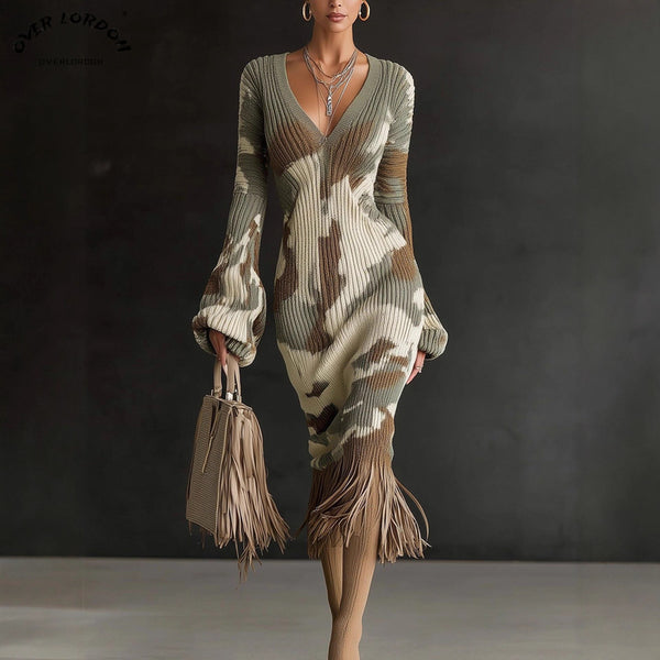 Luxury Knitted Sweater Dress for Women – Casual Elegant Modest Wear